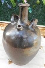 VINTAGE ancienne GARGOULETTE, BONBONNE, JARRE, CRUCHE, en terre cuite. H=20cm