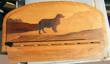 Thiam Porte Pipes Marqueterie Thiam Chien épagneul