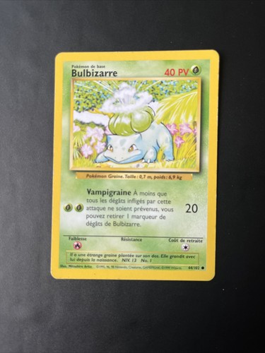 Carte pokemon bulbizarre - carte,
