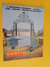 Dépliant GUSTIN fils Aérofaneur- Andaineur Fane Préfane Andaine à la perfection 