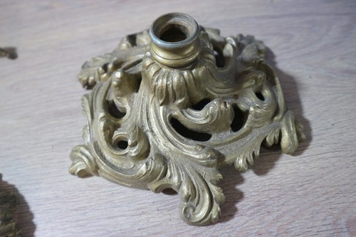 Ancien pied socle lampe - pied,