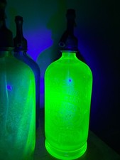 Siphon à eau de seltz vintage en Ouraline BERGUES