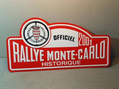 Plaque rallye monte carlo - plaque,