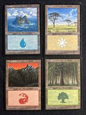 Carte Magic terrain Set des 4