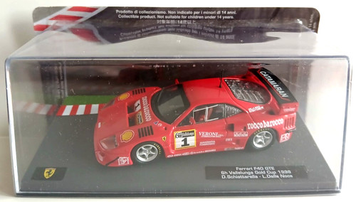 Die cast ferrari f40 - gte, 6h