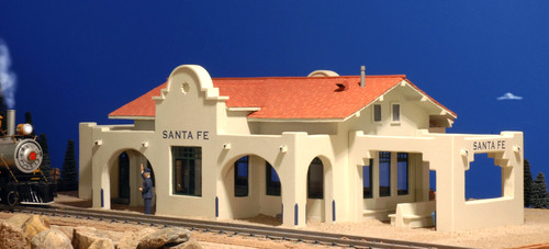 Scale santa train depot - fe,