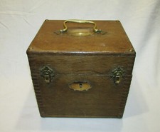 COFFRET ANCIEN POUR CALICE & PATENE BOITE / Antique chalice patene case