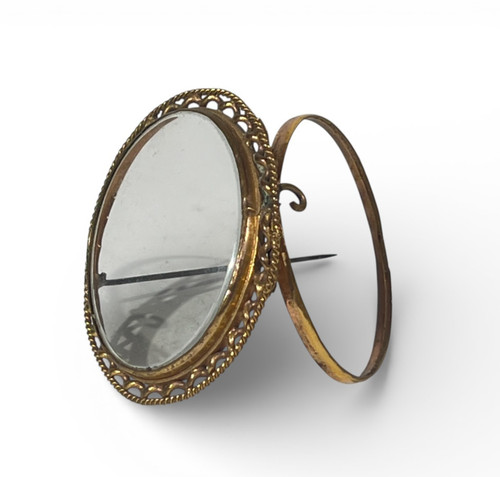Grande broche ancienne porte - grande,