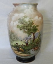 Grand vase ancien OPALINE (25