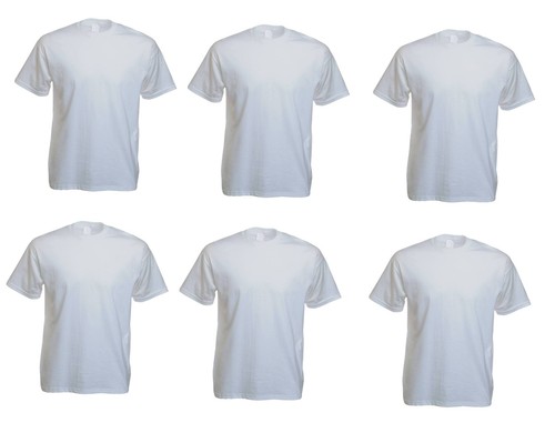 Lot tshirts col - col, rond