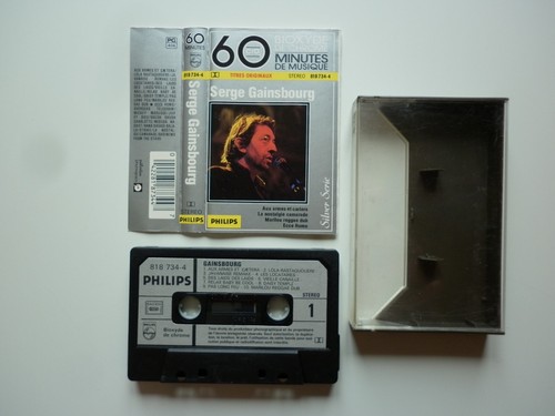 Serge gainsbourg cassette - gainsbourg, k7