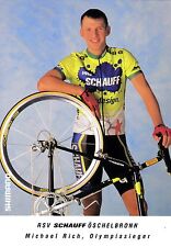CYCLISME carte cycliste MICHAEL RICH olympiasieger équipe RSV SCHAUFF