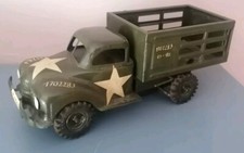 Jouet Ancien Gama Camion Militaire Mécanique Jouet En Tole 