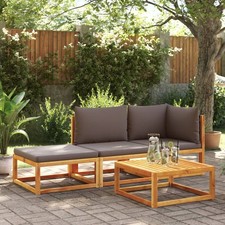 Salon jardin avec coussins - salon,