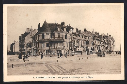 Cpa hardelot plage - cpa, un