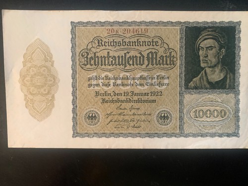 Ancien billet allemand 10 - billet, de