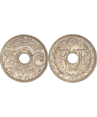 France centimes type - 25,