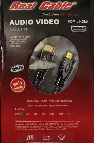 Cable real hdmi - hdmi/hdmi, e