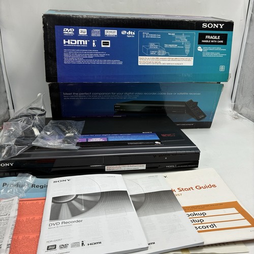 Sony dvd recorder rdr gx257 - sony, rdr-gx257