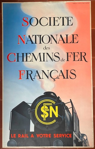 Affiche sncf société - affiche,