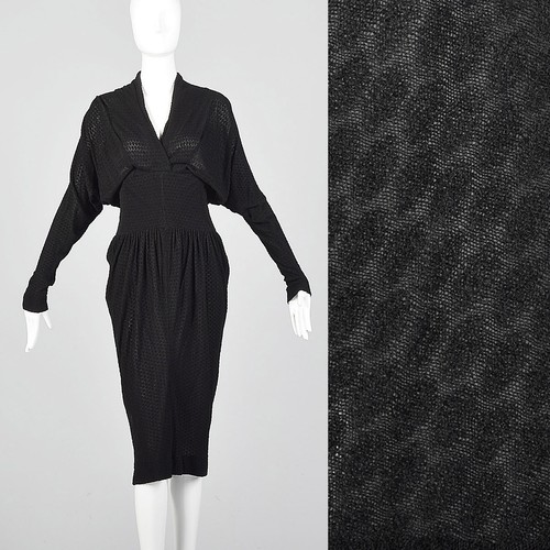 1950s black dolman sleeve - 1950s,