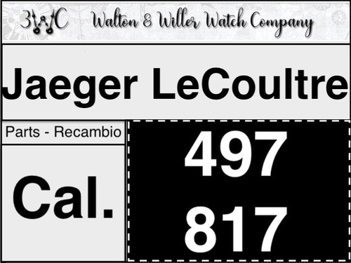 Jaeger lecoultre 497 817 - 497,
