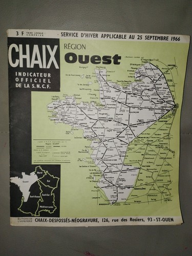 Chaix indicateur officiel - chaix,