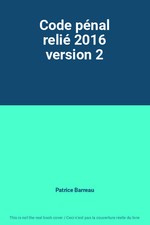 Code pénal relié 2016