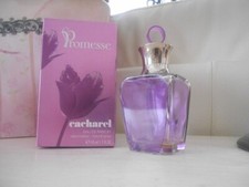 Flacon  vide  avec  boite  "  PROMESSE    de   CACHAREL "   pr collection  