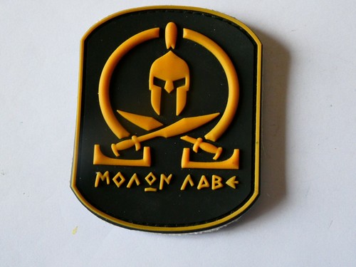 Moral patch casque spartiate - moral,