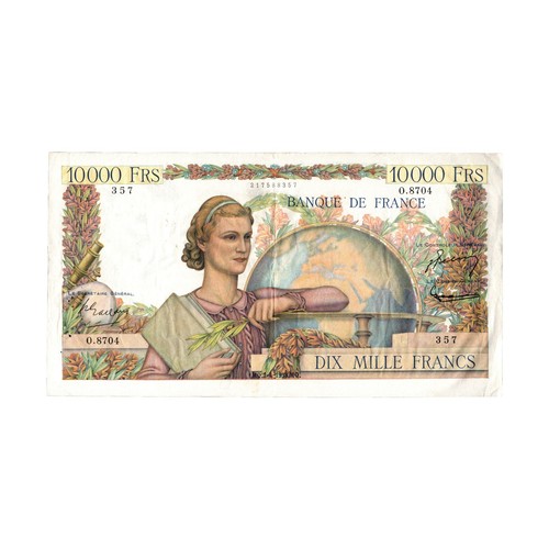 France billet 10000 francs - billet,