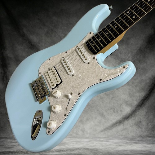 Electric guitar sky blue - guitar,