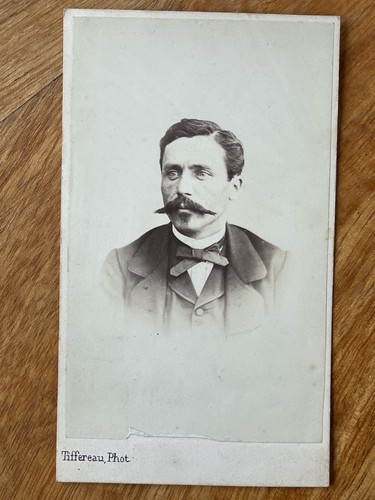 Photo carte visite - carte, de