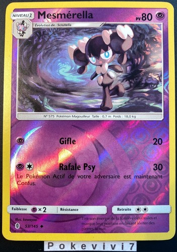 Carte pokemon mesmerella - pokemon,
