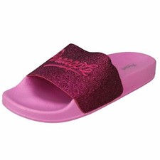 Mules Fuchsia À Ouvert Pour