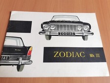 CATALOGUE BROCHURE FORD ZODIAC Mk III  #R3