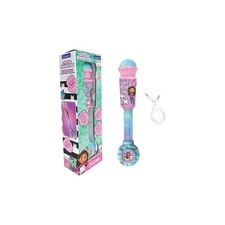 Microphone Gabby et la maison magique avec tube lumineux, enceinte (entrée auxil