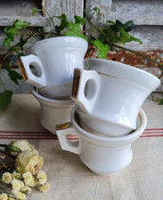 4 ANCIENNES TASSES BRULOTS