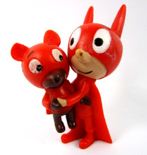 Figurine PVC SamSam et Sam Nounours Bayard 2000