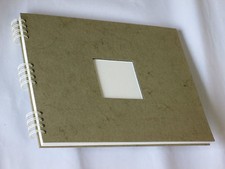 Album photos scrapbooking spirale traditionnel type aquarelle artisanat France 