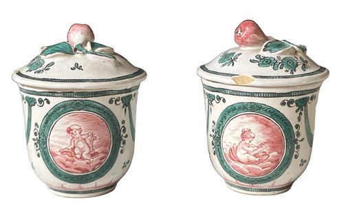 Paire pots crème - de,