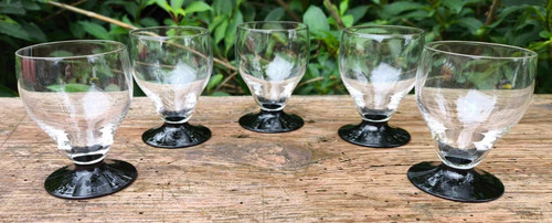 Vintage verres liqueur - verres,