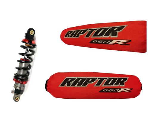 Black atv shock covers - covers, yamaha