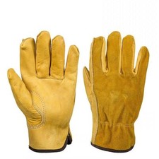 Preuve épine Gants de Jardinage pour Hommes Femmes Gants de Travail en Cuir J...