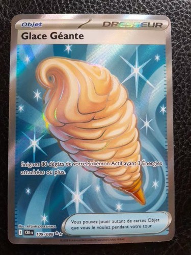 Carte pokémon glace - carte,