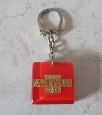 Ancien porte clefs clés vintage huile ANTAR France Garage Petroliana 1960s #2