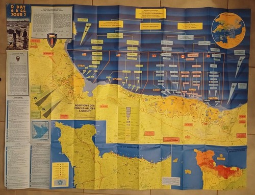 Carte ign débarquement allié - carte,