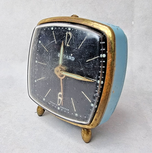Réveil turquoise bleu - , vintage
