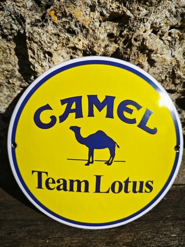 Plaque émaillée camel team - plaque,
