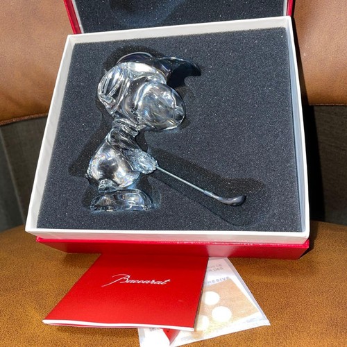 Figurine baccarat snoopy golf - figurine,